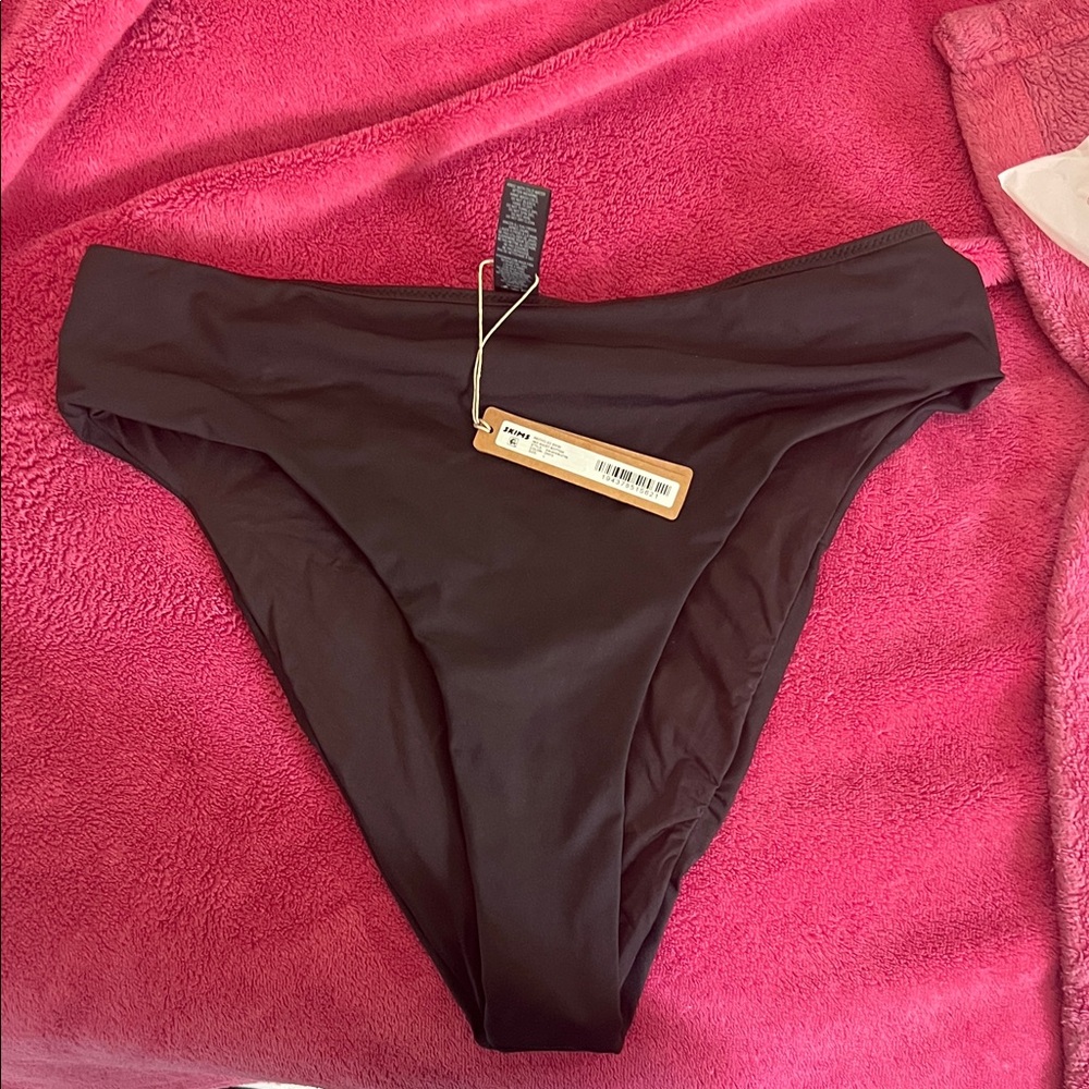 SKIMS Black Bikini Bottom